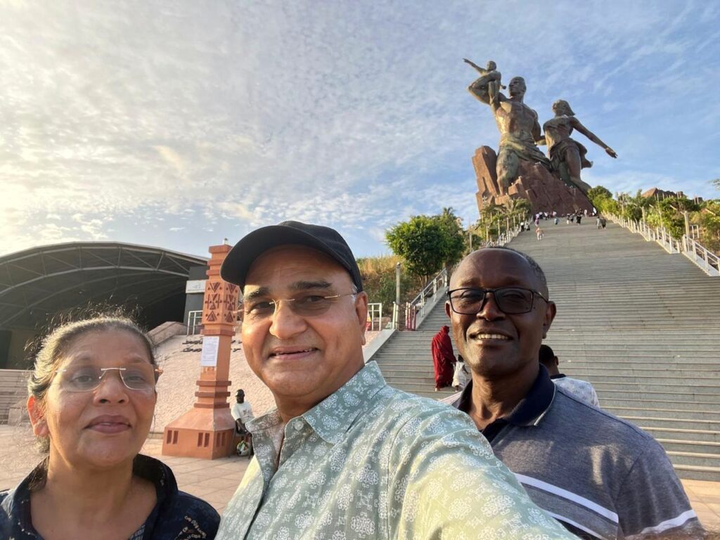Mission team visit in Dakar during the Senegal journey.