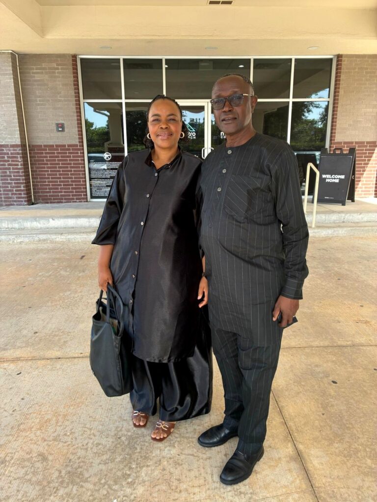 A fellowship visit with ministry friends.